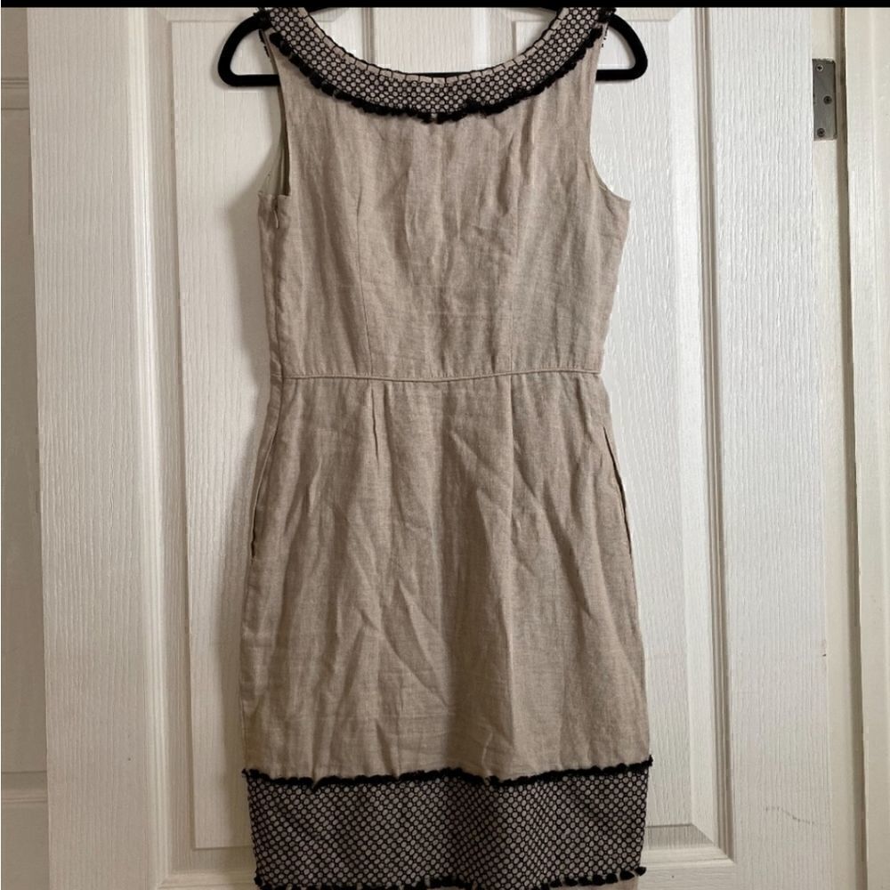J CREW Linen Poms Dress - Picture 3 of 8